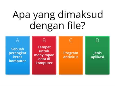 Pretest Manajemen File dan Folder