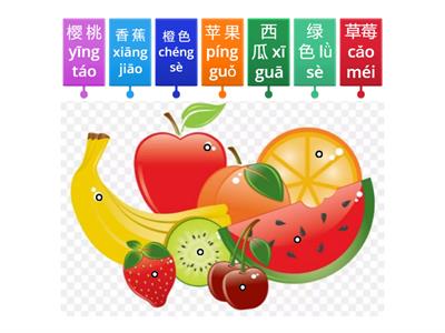 Копия Фрукты, цвета китайский