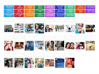 Vocabulary - go, have, get 