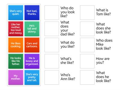 like, look like, be like