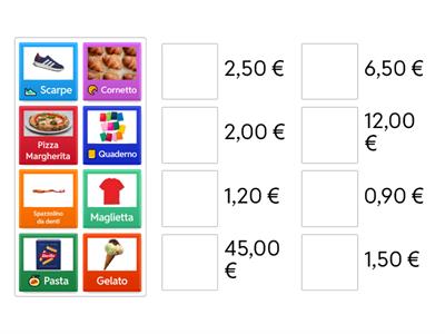 Abbina il prezzo giusto