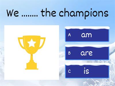 To be verb - positive Quiz