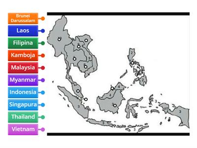 PETA BUTA ASEAN