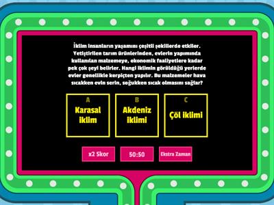 5. SINIF İKLİM TEST