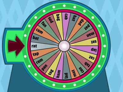  blending short a cvc Wheel