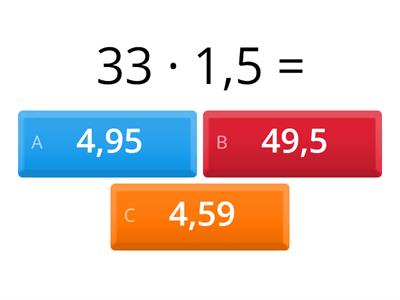  Multiplicación de números decimales