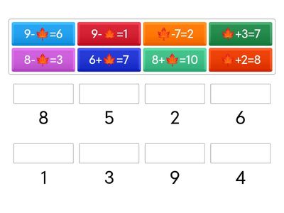 Знайди невидимі компоненти арифметичних дій.