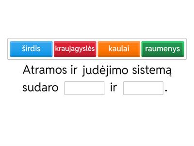 6 kl. Atramos ir judėjimo sistema