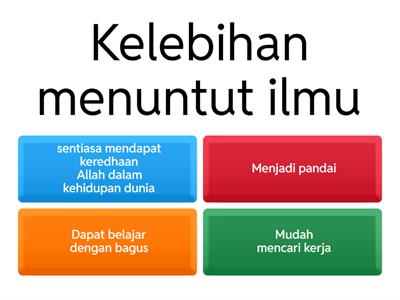 Kelebihan menuntut ilmu
