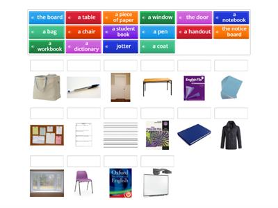 Things in the classroom (page 118) 