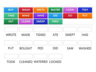 6º IRREGULAR VERBS