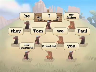 he/she/it "s" muss mit