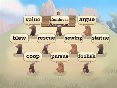 UE (long u sound) words