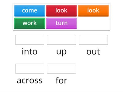 Gateway B1 Unit 2 Phrasal verbs