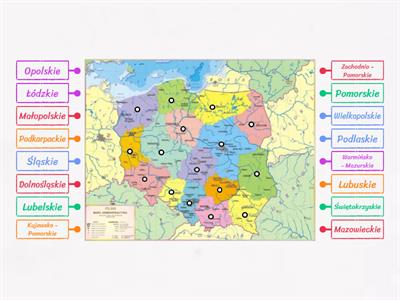 Województwa i stolice