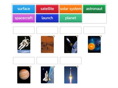 Cambridge Primary Path 4 Unit 2 - Space - Vocab 2 | Match up 2