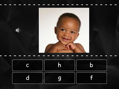 First Letter - b, c, d, f, g, h