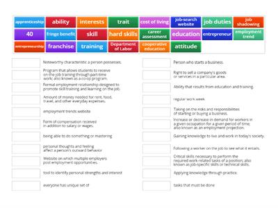 Chapter 3 Vocabulary