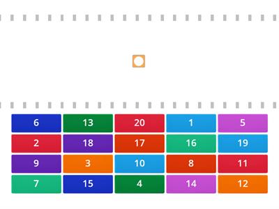 Numicon Number Recognition 1-20 Find the Match