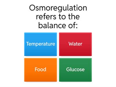 Excretory System & Osmoregulation