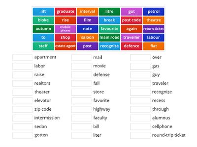 American vs British for TOEFL