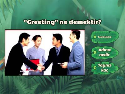 3. sınıf İngilizce unit 1 Greeting