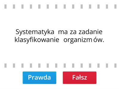 Klasyfikacja organizmów klasa 5 