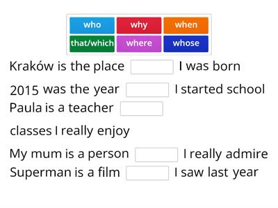 Brainy 7 u1 defining relative clauses