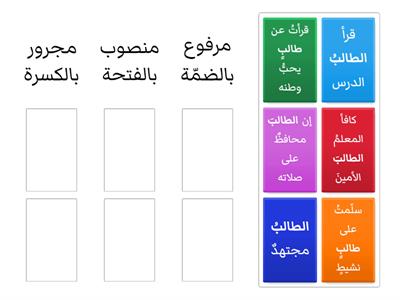 علامات الإعراب الأصلية