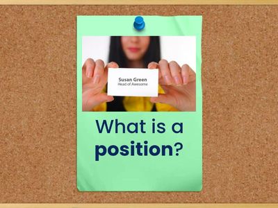 A job interview: Flashcards