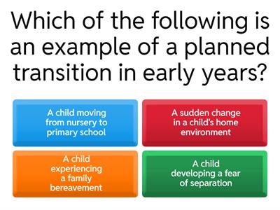 Transition quiz