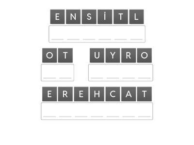 İNGİLİZCE 5.SINIF OKUL KURALLARI VE DERSLER 