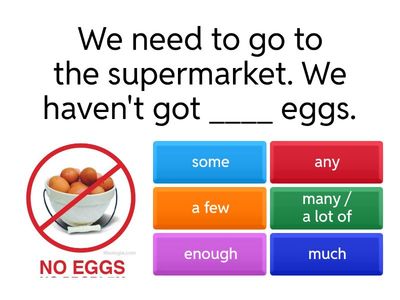 Much/Many/(a) few/(a) little/Some/Any