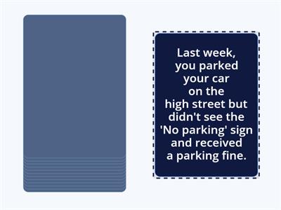 Third conditional Speaking practice 