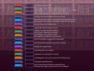 COMPOUND ADJECTIVES - B1+