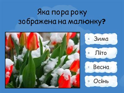 Що ти знаєш про пори року? 