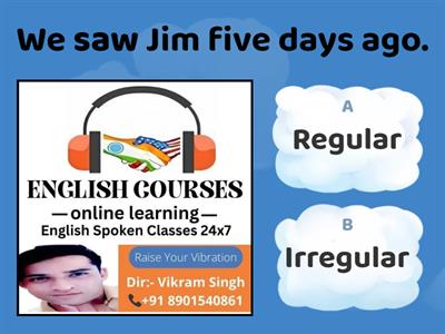 Regular and Irregular verb Exercise by esc24x7 (8901540861)