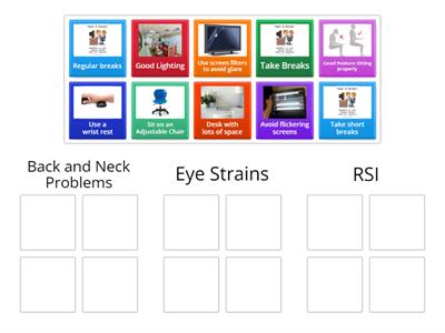 Starter: Health Risks and Solutions when using ICT