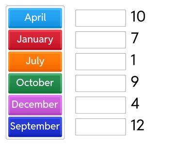 Months of the year