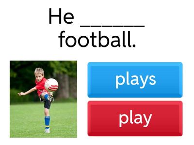 SIMPLE PRESENT third person