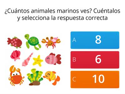 Conteo animales marinos