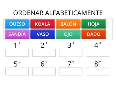 ORDEN ALFABETICO 4