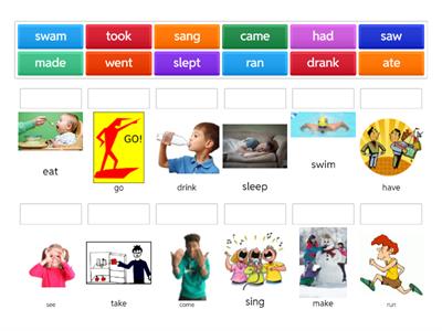 Неправильные глаголы 4 класс