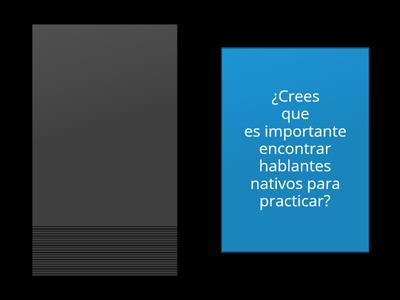 Conversación: Aprender Español