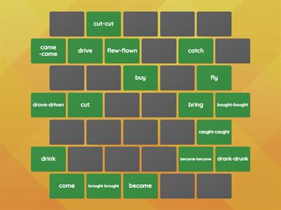 Irregular verbs (-ought/-aught/- V1-V2-V3)