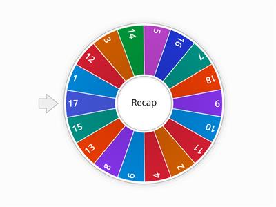 Numbers 1-18 random picker