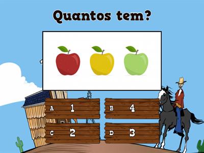 números e quantidade de 1 a 10