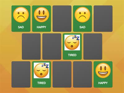 Feelings & emotions memory game!