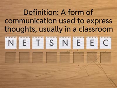 UNSCRAMBBLED IT! (LANGUAGE)