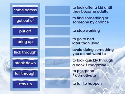 B2 Phrasal Verbs 1. Review